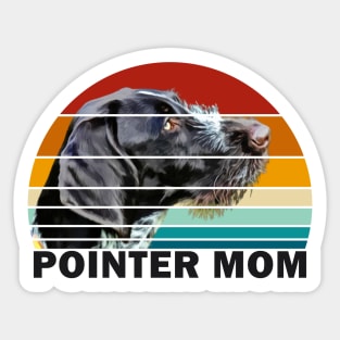 German Wirehaired Pointer Mom Sticker